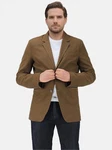 Allthemen Sakko Jackett Slim Fit Blazer Herren Khaki/Braun