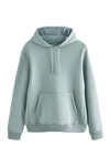Next Kapuzensweatshirt Regular Fit Hoodie Hellblau/Blau/Grün/Hellgrün