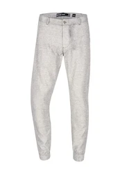 Indicode Leinenhose Blnda Grau/Khaki/Hellgrau