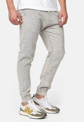 Indicode Leinenhose Blnda Grau/Khaki/Hellgrau