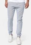 Indicode Leinenhose Blnda Grau/Hellblau/Blau