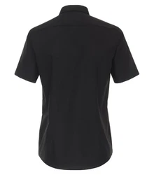 VENTI Businesshemd Kurzarm (634079400) Schwarz/Dunkelgrau/Grau
