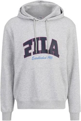 Fila Kapuzenpullover Landen Regular Hoodie Grau/Silber/Hellblau