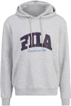 Fila Kapuzenpullover Landen Regular Hoodie Grau/Silber/Hellblau
