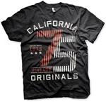 Hybris T-Shirt California Originals 75 Dunkelgrau/Grau/Rot/Schwarz/Dunkelrot