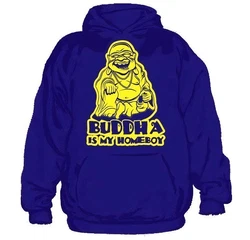 Hybris Hoodie Buddha Is My Homeboy Rot