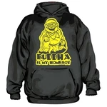 Hybris Hoodie Buddha Is My Homeboy Schwarz/Dunkelgrün/Braun/Grau/Rot/Gelb/Dunkelgrau