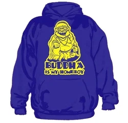 Hybris Hoodie Buddha Is My Homeboy Rot