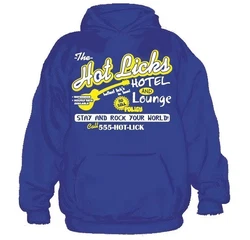 Hybris Hoodie Hot Licks Hotel Blau