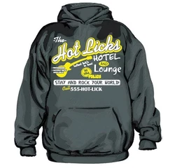 Hybris Hoodie Hot Licks Hotel Neonfarben/Grau