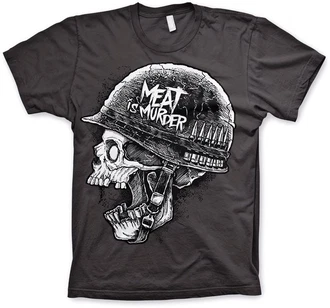 Hybris T-Shirt Meat Is Murder Braun