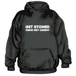 Hybris Hoodie Get Stoned Drink Wet Cement Dunkelgrau/Grau/Dunkelgrün/Braun/Rot/Schwarz