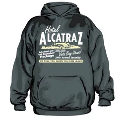 Hybris Hoodie Hotel Alcatraz Hoodie Dunkelgrün/Grün/Blau/Neonfarben/Türkis/Rosa/Grau