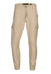 Indicode Cargo Stoffhose Booth Khaki/Beige