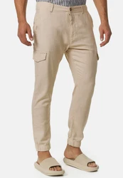 Indicode Cargo Stoffhose Booth Khaki/Beige