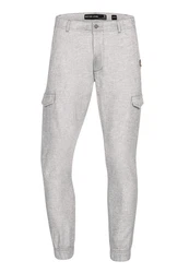 Indicode Cargo Stoffhose Booth Grau/Khaki/Hellgrau