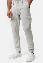 Indicode Cargo Stoffhose Booth Grau/Khaki/Hellgrau