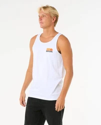 Rip Curl Tanktop Surf Revival Peaking Creme/Rot/Weiß/Orange