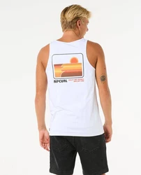 Rip Curl Tanktop Surf Revival Peaking Creme/Rot/Weiß/Orange