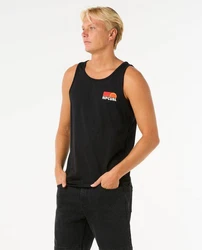 Rip Curl Tanktop Surf Revival Peaking Schwarz/Rot