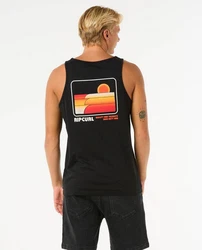 Rip Curl Tanktop Surf Revival Peaking Schwarz/Rot