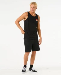 Rip Curl Tanktop Surf Revival Peaking Schwarz/Rot