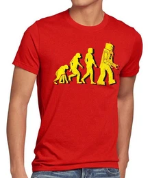 T-Shirt Evolution the big bang theory sheldon cooper bazinga darwin roboter
