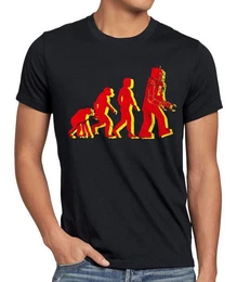T-Shirt Evolution the big bang theory sheldon cooper bazinga darwin roboter