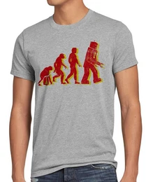 T-Shirt Evolution the big bang theory sheldon cooper bazinga darwin roboter