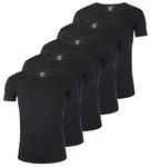 Young & Rich T-Shirt Herren Uni Basic 1702 Schwarz/Grau/Dunkelblau Young & Rich T-Shirt Herren Uni Basic 1702 Schwarz/Grau/Dunkelblau