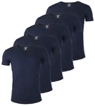 Young & Rich T-Shirt Herren Uni Basic 1702 Dunkelblau/Blau