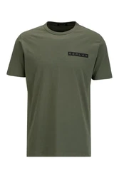 Replay T-Shirt PIECE DYED HEAVY COTTON JERSEY Dunkelgrün