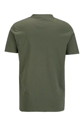 Replay T-Shirt PIECE DYED HEAVY COTTON JERSEY Dunkelgrün
