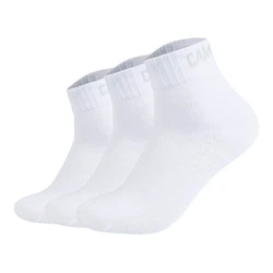 CAMP DAVID Sportsocken Quartersocken Herren (3er Pack) Weiß/Creme