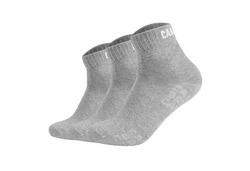 CAMP DAVID Sportsocken Quartersocken Herren (3er Pack) Grau/Hellgrau/Dunkelgrau/Silber