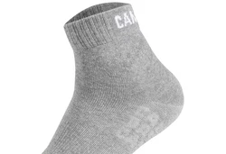 CAMP DAVID Sportsocken Quartersocken Herren (3er Pack) Grau/Hellgrau/Dunkelgrau/Silber