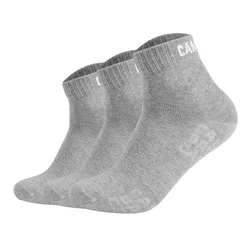CAMP DAVID Sportsocken Quartersocken Herren (3er Pack) Grau/Hellgrau/Dunkelgrau/Silber