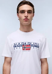 Napapijri T-Shirt Style AYLMER hellweiß