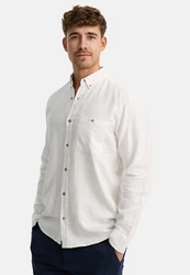 Indicode Langarmhemd INNiell Creme/Weiß