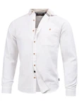 Indicode Langarmhemd INNiell Creme/Weiß