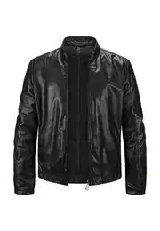 Lederjacke MSToronto Lammnappa in leichter 2 tone Optik Ultra leicht