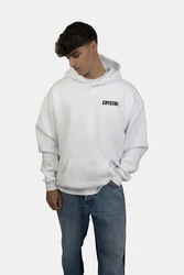 Crystal Paris Kapuzenpullover Champs Weiß/Hellblau/Gelb/Lila