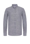 Moxx Paris Blusenshirt Casual Shirts Grau/Dunkelblau/Hellblau
