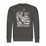 deinshirt Kapuzenpullover Herren Pullover Ich glaube Ich trink noch eins Dunkelgrau/Grau/Dunkelgrün/Lila/Hellgrau