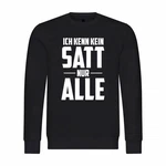 deinshirt Kapuzenpullover Herren Ich kenn kein satt nur alle Mit Print Motiv Grün/Schwarz/Braun/Lila/Gelb/Blau