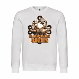 Kapuzenpullover Herren Pullover Im Krper eines Gottes Mit Print Motiv