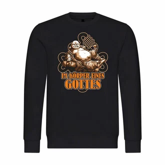 deinshirt Kapuzenpullover Herren Pullover Im Körper eines Gottes Orange/Braun/Lila deinshirt Kapuzenpullover Herren Pullover Im Körper eines Gottes Orange/Braun/Lila