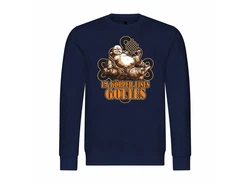 deinshirt Kapuzenpullover Herren Pullover Im Körper eines Gottes Braun/Orange/Dunkelblau/Lila/Rosa