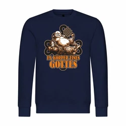 deinshirt Kapuzenpullover Herren Pullover Im Körper eines Gottes Braun/Orange/Dunkelblau/Lila/Rosa