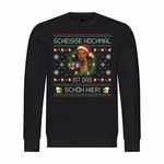 deinshirt Kapuzenpullover Herren Pullover Mit Print Motiv Schwarz